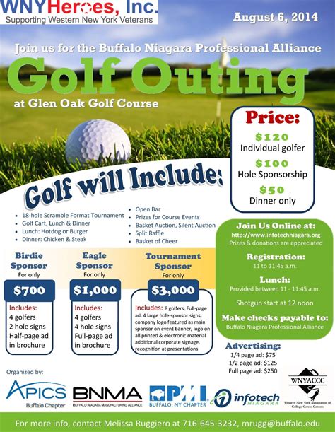 golf tournament fundraiser ideas